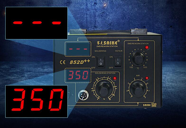 High Power Digital Display 852 - огляд і ціна Smd Rework Station Hot Air Soldering 2 In 1