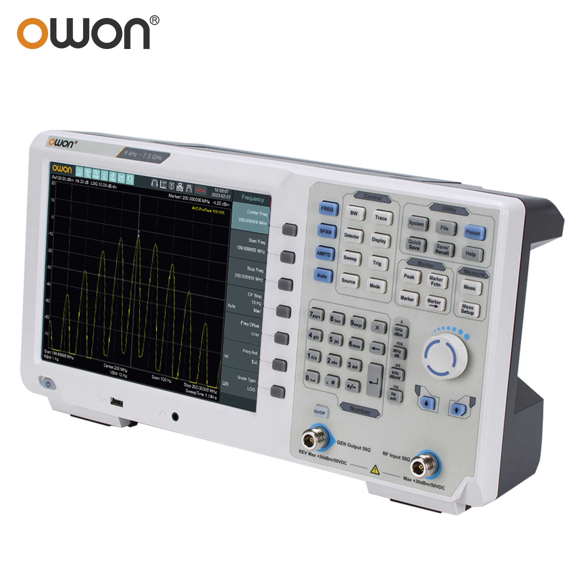 OWON XSA1015P - TG 9kHz - 1.5G - огляд і ціна Spectrum Analyzer Tracking Generator 1.5Ghz