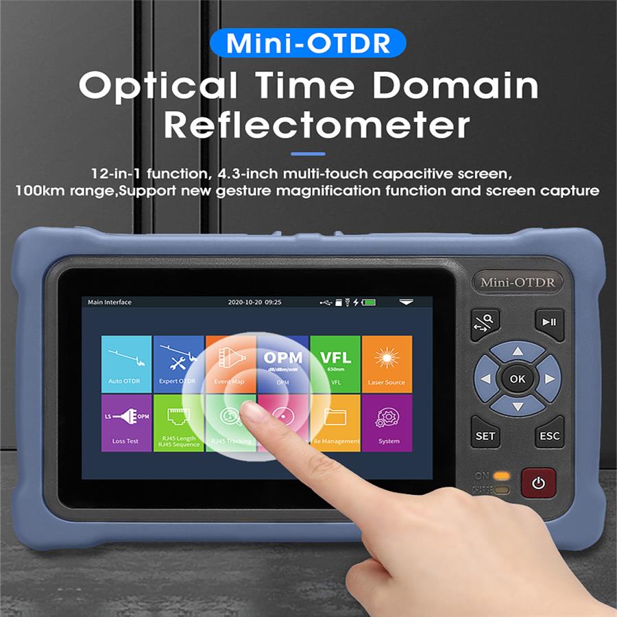 4.3 Inch Touch Screen MINI OTD - огляд і ціна Optical Time Domain Reflectometer Otdr 1310 1550Nm