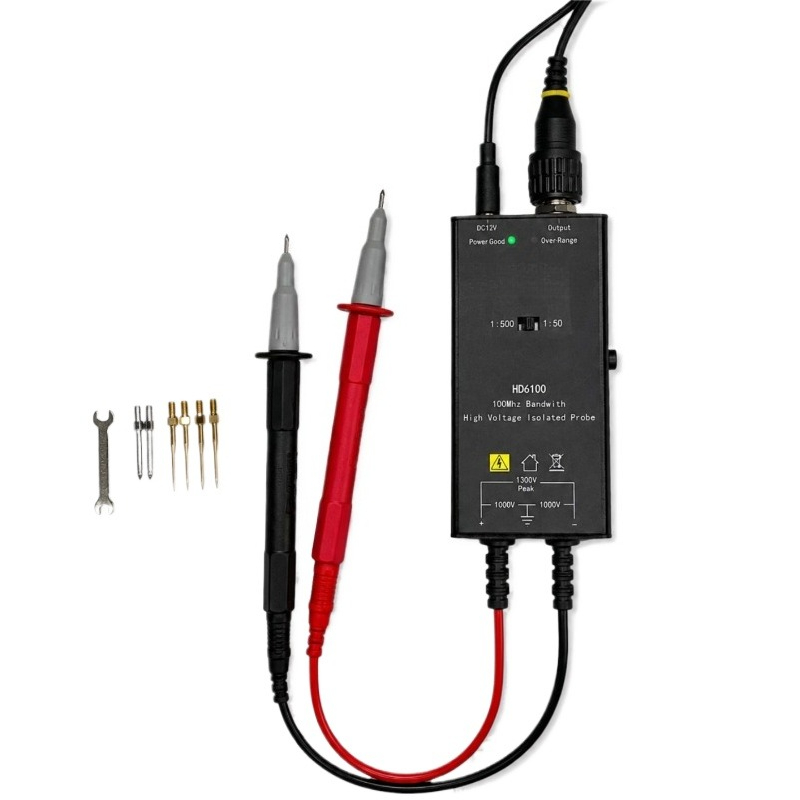 For Active Probe High-voltage  - огляд і ціна High Voltage Differential Probe 100Mhz 1300V