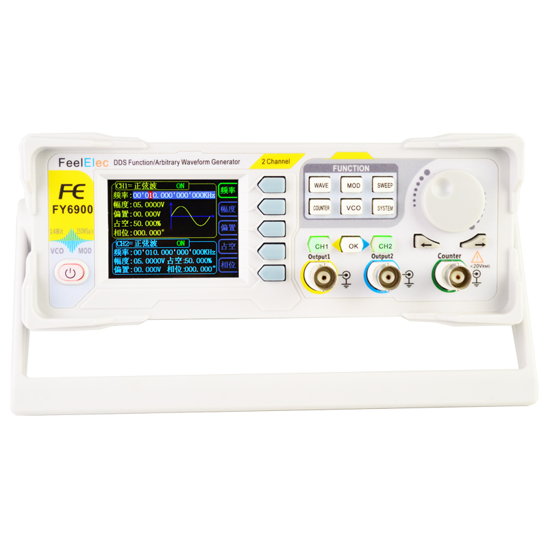 NEW FY6900 Dual Channel DDS Fu - огляд і ціна Dual Channel Arbitrary Waveform Function Generator 60Mhz
