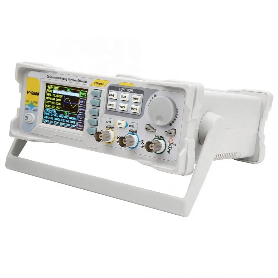 NEW FY6900 Dual Channel DDS Fu - огляд і ціна Dual Channel Arbitrary Waveform Function Generator 60Mhz