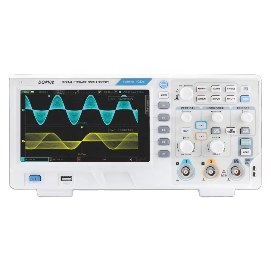 DQ9104 DQ9204 DIGITAL STORAGE  - огляд і ціна Digital Storage Oscilloscope 4 Channel 100Mhz