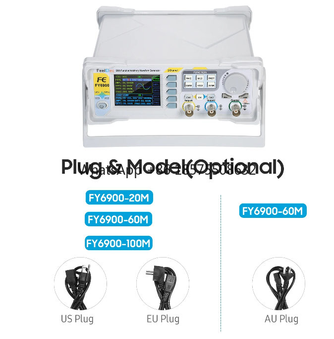 60MHz Function Signal Generato - огляд і ціна Dual Channel Arbitrary Waveform Function Generator 60Mhz
