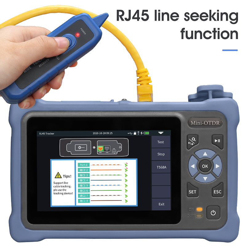 MINI OTDR 1310/1550nm 26/24dB  - огляд і ціна Optical Time Domain Reflectometer Otdr 1310 1550Nm