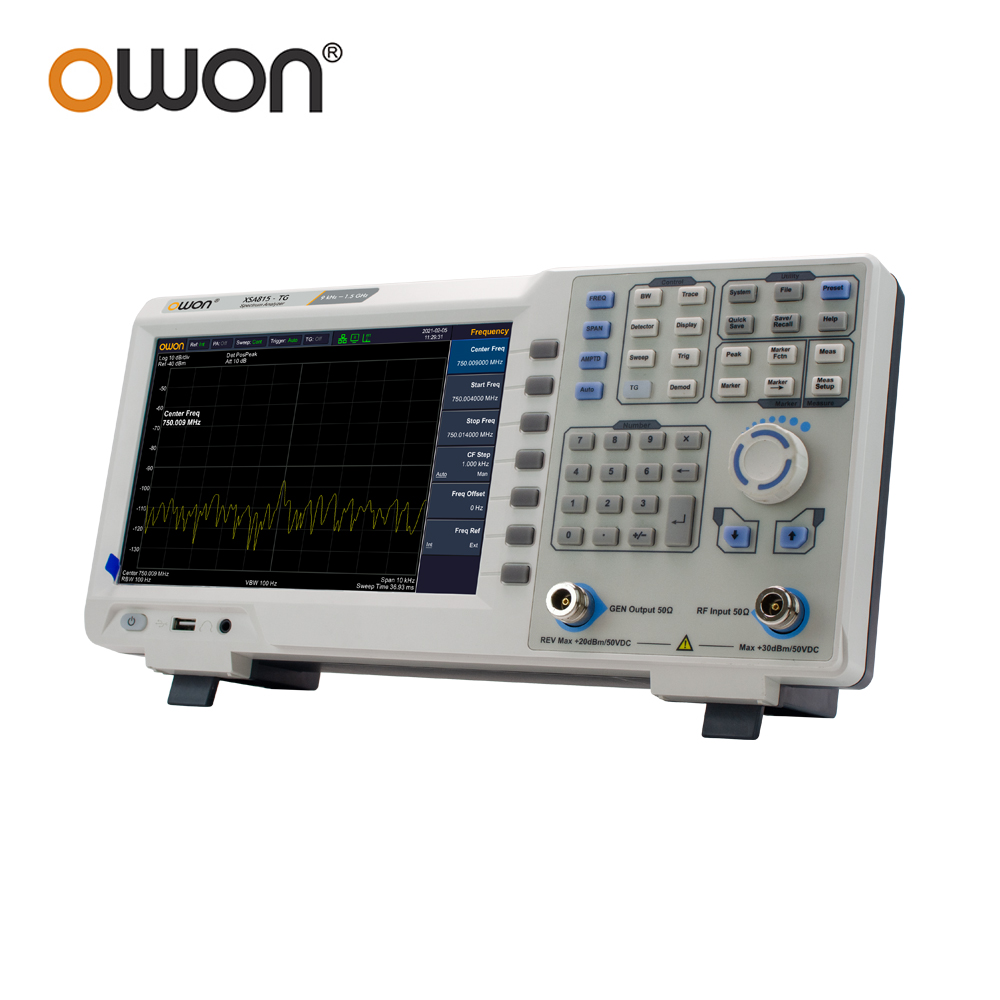 OWON XSA815TG Digital Spectrum - огляд і ціна Spectrum Analyzer Tracking Generator 1.5Ghz
