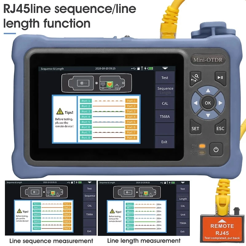 Novker 12-in-1 Mini OTDR NK400 - огляд і ціна Optical Time Domain Reflectometer Otdr 1310 1550Nm