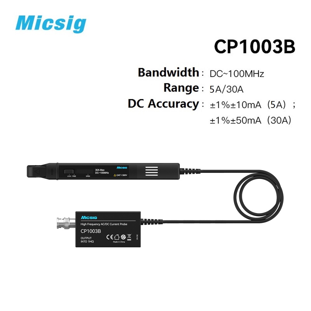 Micsig High Frequency CP1003B  - огляд і ціна Current Probe Ac Dc 50Mhz Oscilloscope