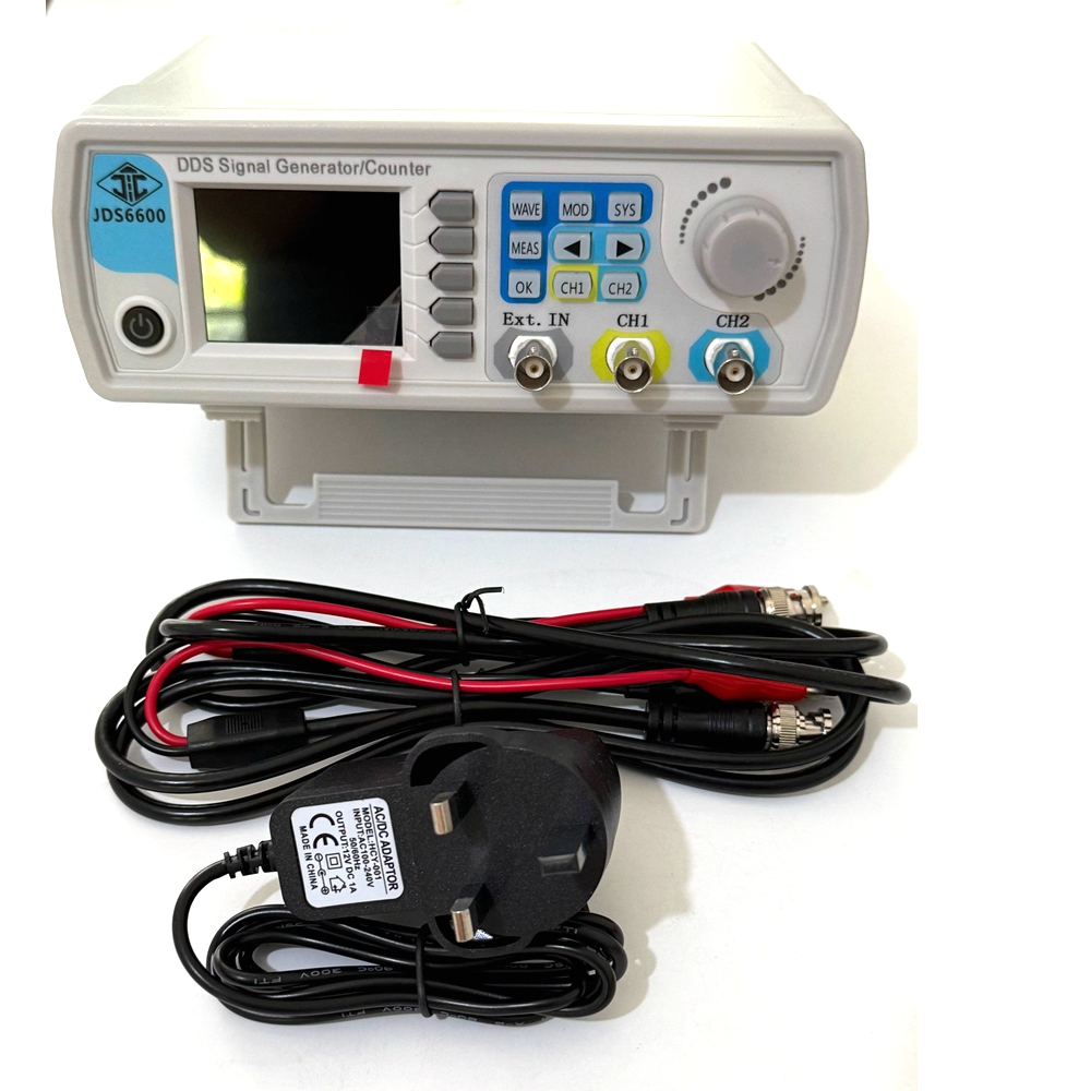 JDS6600 60MHz DDS Function Sig - огляд і ціна Dual Channel Arbitrary Waveform Function Generator 60Mhz