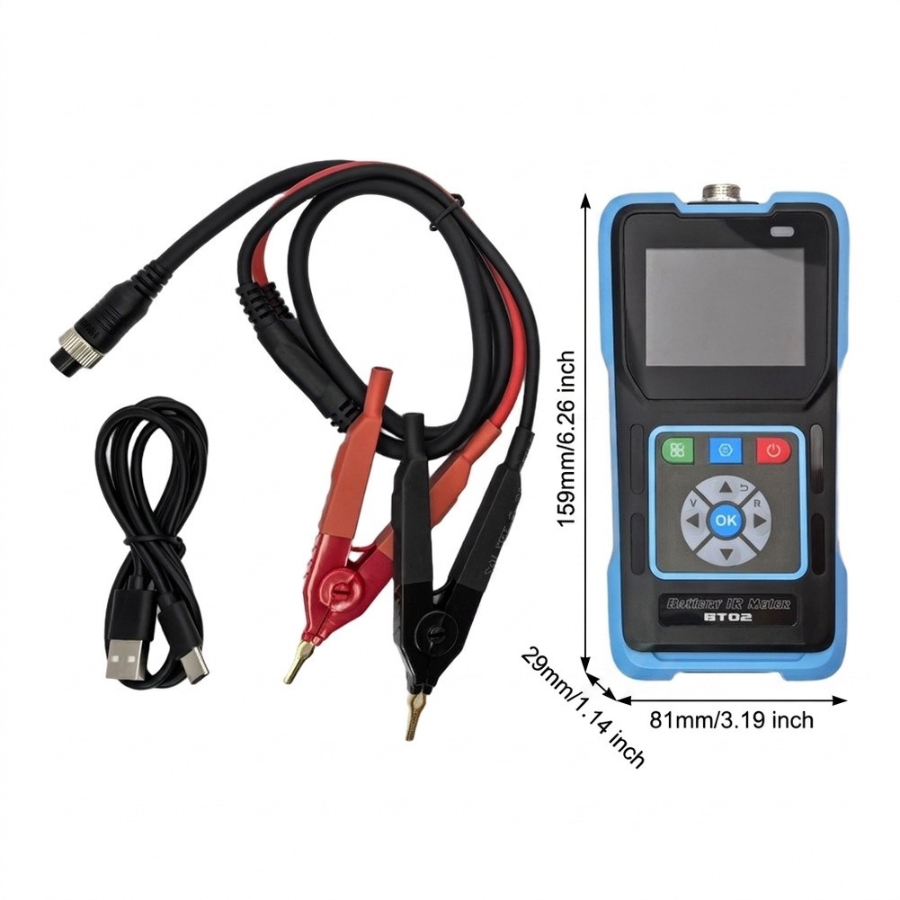 BT02 Four Wire For Battery Int - огляд і ціна Battery Internal Resistance Tester Four Wire