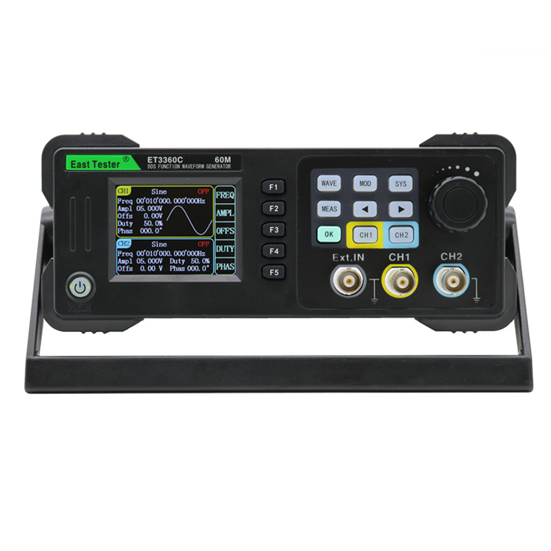 East Tester ET3320C ET3340C ET - огляд і ціна Dual Channel Arbitrary Waveform Function Generator 60Mhz
